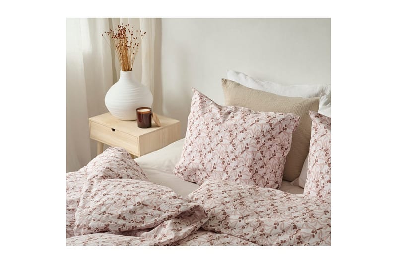 Sengesæt Enkeltseng 2-Del Havtorn Fersken - Brun - Tekstiler - Sengetøj - Sengesæt & dynesæt