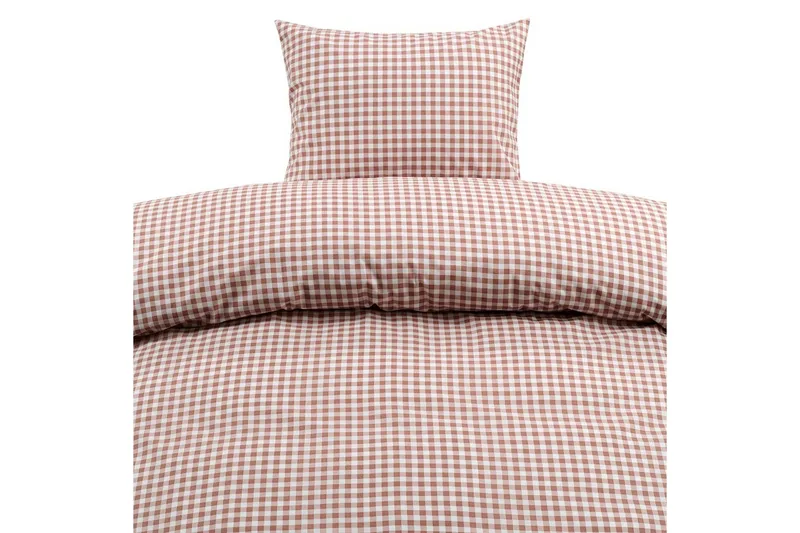 Sengesæt Enkeltseng 2-Del Märta Ruta, Brun