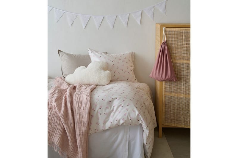 Sengesæt Enkeltseng 2-Del Pæron Rosa - Lyserød - Tekstiler - Sengetøj - Sengesæt & dynesæt