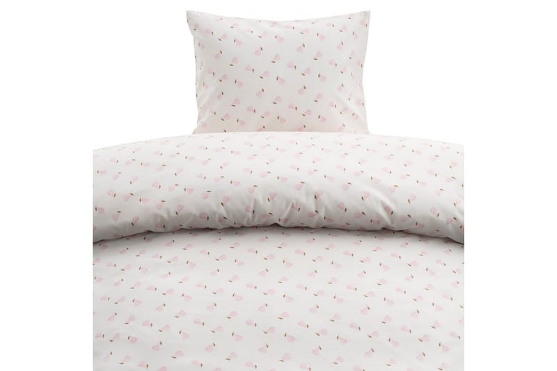 Sengesæt Enkeltseng 2-Del Pæron Rosa - Lyserød - Tekstiler - Sengetøj - Dyne