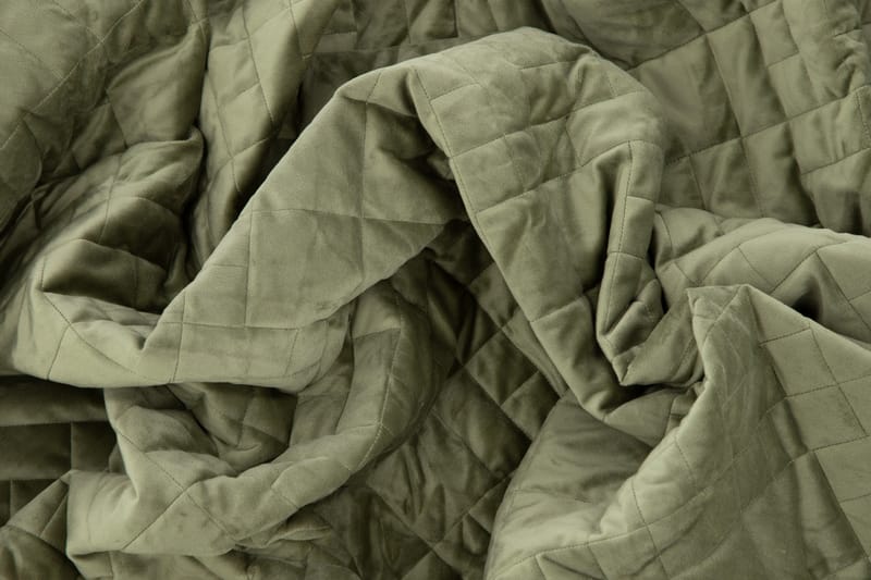 Jilly Sengetæppe 80x150 cm - Grønn - Tekstiler - Sengetøj - Sengetæppe - Sengetæppe dobbeltseng