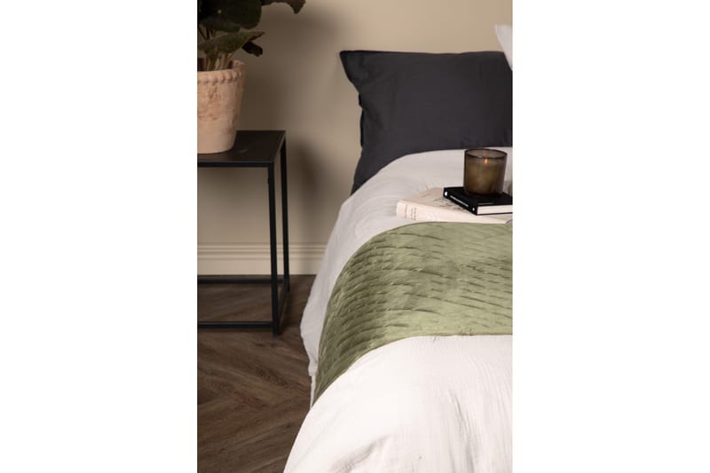 Jilly Sengetæppe 80x260 cm - Grønn - Tekstiler - Sengetøj - Sengetæppe - Sengetæppe dobbeltseng