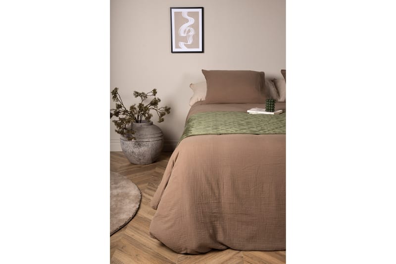 Jilly Sengetæppe 80x260 cm - Grønn - Tekstiler - Sengetøj - Sengetæppe - Sengetæppe dobbeltseng