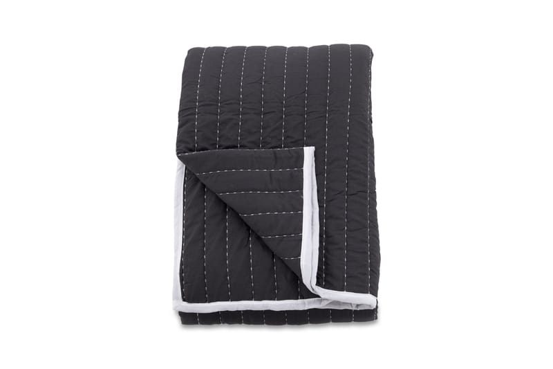 Juni Sengetæppe 150x250 cm - Antrasitt - Tekstiler - Sengetøj - Sengetæppe - Sengetæppe dobbeltseng