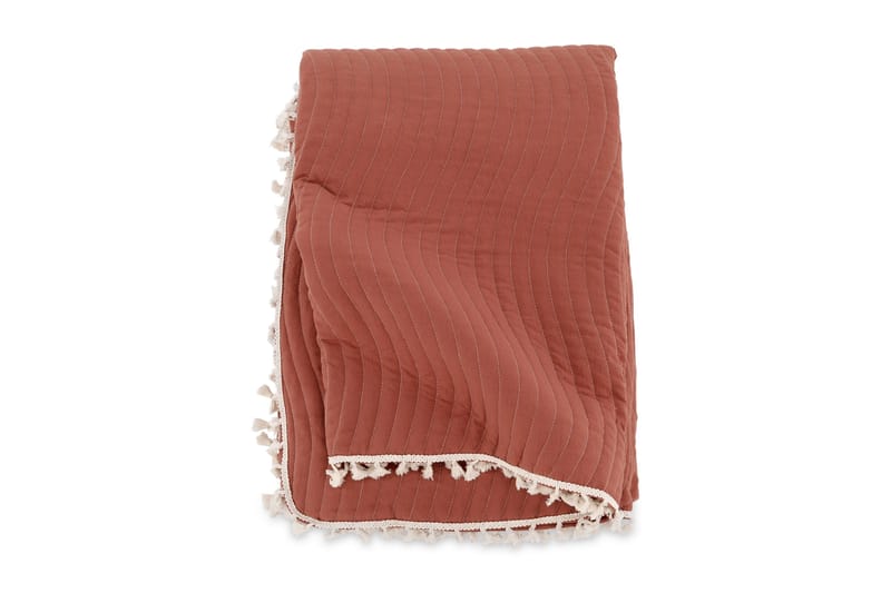 Lias Sengetæppe 180x260 cm - Rustbrun - Tekstiler - Sengetøj - Sengetæppe - Sengetæppe dobbeltseng