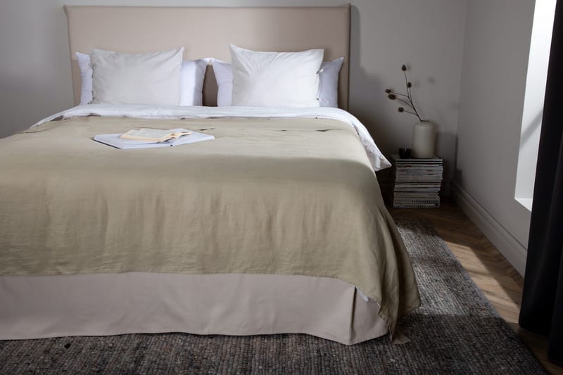 Milo Sengetæppe 150x250 cm - Beige - Tekstiler - Sengetøj - Sengetæppe - Sengetæppe dobbeltseng