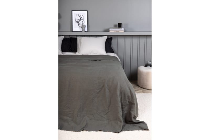 Milo Sengetæppe 180x260 cm - Lysegrå - Tekstiler - Sengetøj - Sengetæppe - Sengetæppe dobbeltseng