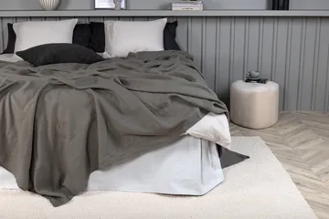 Milo Sengetæppe 260x260 cm - Lysegrå - Tekstiler - Sengetøj - Sengetæppe - Sengetæppe dobbeltseng
