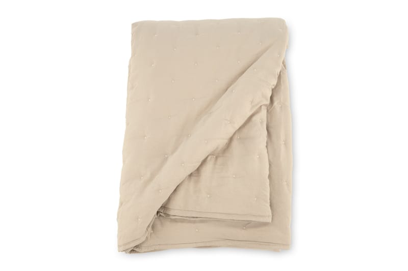 Sally Sengetæppe 150x250 cm - Beige - Tekstiler - Sengetøj - Sengetæppe - Sengetæppe dobbeltseng