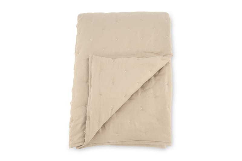 Sally Sengetæppe 150x250 cm - Beige - Tekstiler - Sengetøj - Sengetæppe - Sengetæppe dobbeltseng