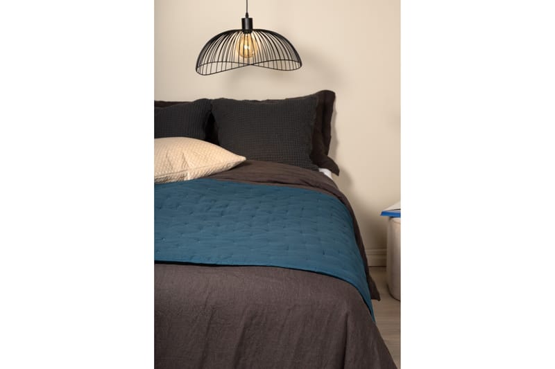 Sally Sengetæppe 260x80 cm - Blå - Tekstiler - Sengetøj - Sengetæppe - Sengetæppe dobbeltseng