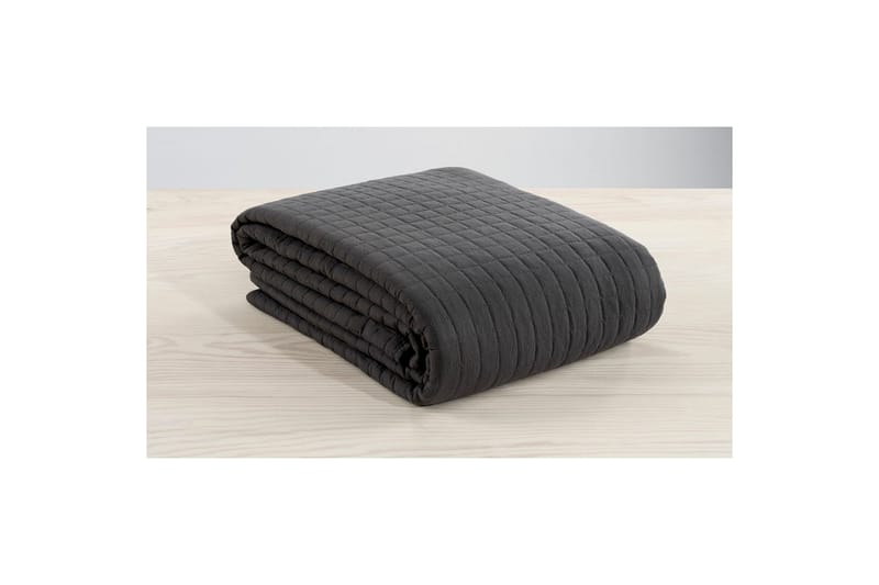 Sengetæppe 250 x 250 cm Grå - Grå - Tekstiler - Sengetøj - Sengetæppe