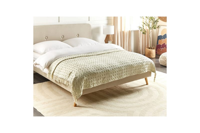 Sengetæppe Bere Hvid, 150x200 cm - Hvid, 150x200 cm - Tekstiler - Sengetøj - Sengetæppe - Sengetæppe enkeltseng