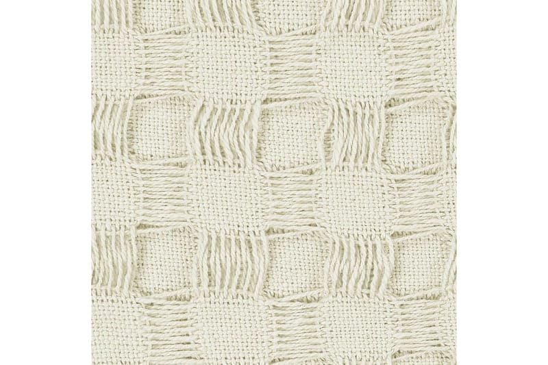 Sengetæppe Bere Hvid, 200x220 cm - Hvid, 200x220 cm - Tekstiler - Sengetøj - Sengetæppe - Sengetæppe enkeltseng