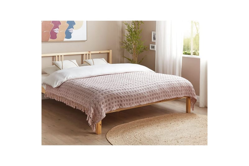 Sengetæppe Bere Rosa, 150x200 cm - Rosa, 150x200 cm - Tekstiler - Sengetøj - Sengetæppe - Sengetæppe dobbeltseng