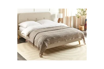 Sengetæppe Bere Taupe, 200x220 cm - Taupe, 200x220 cm - Tekstiler - Sengetøj - Sengetæppe - Sengetæppe dobbeltseng
