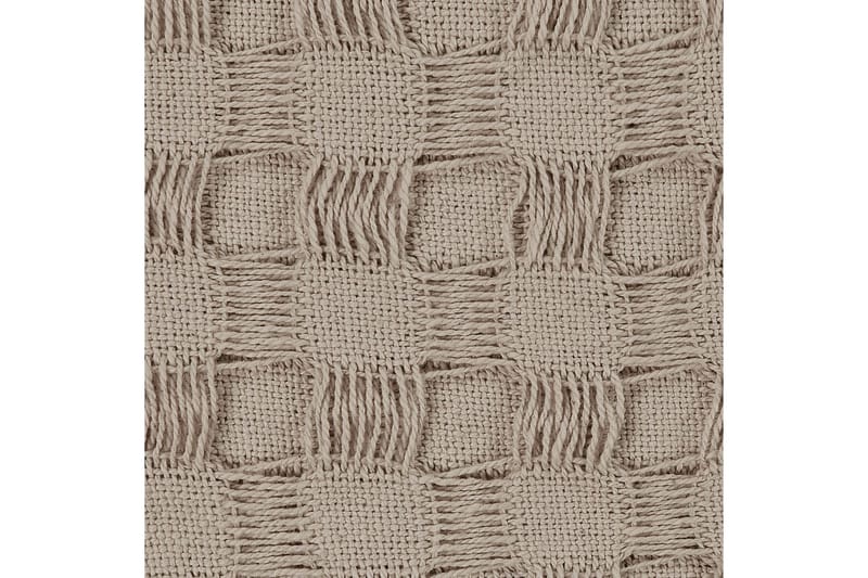 Sengetæppe Bere Taupe, 220x240 cm - Taupe, 220x240 cm - Tekstiler - Sengetøj - Sengetæppe - Sengetæppe enkeltseng