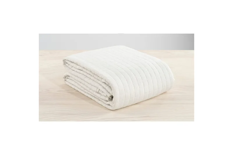 Sengetæppe Borganäs of Sweden, 150 x 250 cm, Hvid