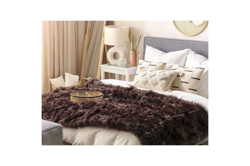 Sengetæppe Delice Brun - Brun - Tekstiler - Sengetøj - Sengetæppe - Sengetæppe enkeltseng