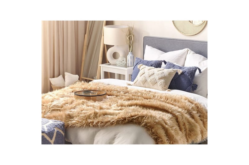 Sengetæppe Delice Lyserun - Lyserun - Tekstiler - Sengetøj - Sengetæppe - Sengetæppe enkeltseng