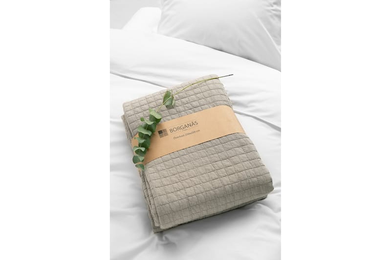 Amico Sengetæppe 250x250 cm - Beige - Tekstiler - Sengetøj - Sengetæppe