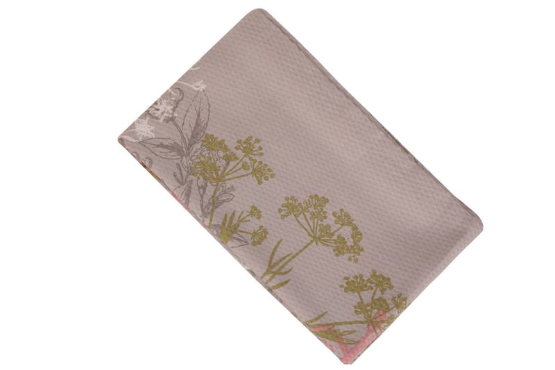 Eponj Home Sengetæppe Dobbelt 200x235+Lagen+2 Pudebetræk - Beige/Rød/Lyserød/Grøn - Tekstiler - Sengetøj - Sengetæppe