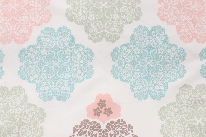 Eponj Home Sengetæppe Dobbelt 200x235+Lagen+2 Pudebetræk - Hvid/Turkis/Grøn/Beige - Tekstiler - Sengetøj - Sengetæppe - Sengetæppe enkeltseng