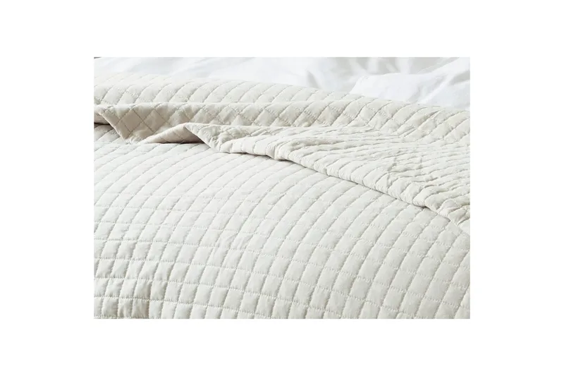 Sengetæppe Borganäs of Sweden - 250 x 250 cm, Linned - Tekstiler - Sengetøj - Sengetæppe - Sengetæppe enkeltseng