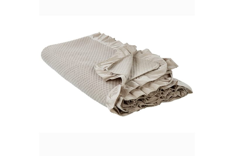 Sengetæppe Hatton Beige, 200x220 cm - Beige, 200x220 cm - Tekstiler - Sengetøj - Sengetæppe - Sengetæppe dobbeltseng