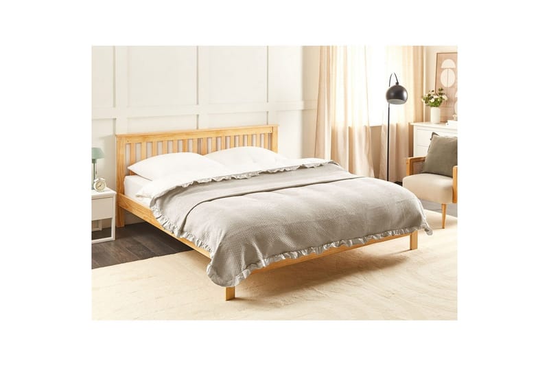 Sengetæppe Hatton Beige, 200x220 cm - Beige, 200x220 cm - Tekstiler - Sengetøj - Sengetæppe - Sengetæppe dobbeltseng