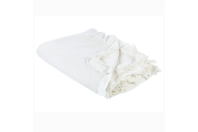 Sengetæppe Hatton Hvid, 240x220 cm, Hvid, 240x220 cm