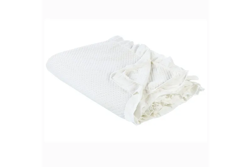 Sengetæppe Hatton Hvid, 240x220 cm, Hvid, 240x220 cm