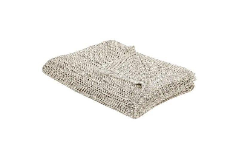 Sengetæppe Ilen Lys beige, Lys beige