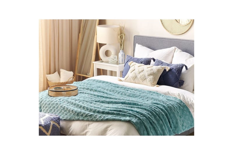 Sengetæppe Kandilli Grøn/Hvid - Grøn/Hvid - Tekstiler - Sengetøj - Sengetæppe - Sengetæppe enkeltseng