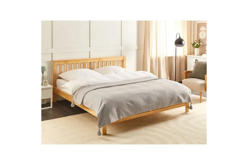 Sengetæppe Lindula Beige, 150x200 cm - Beige, 150x200 cm - Tekstiler - Sengetøj - Sengetæppe - Sengetæppe enkeltseng