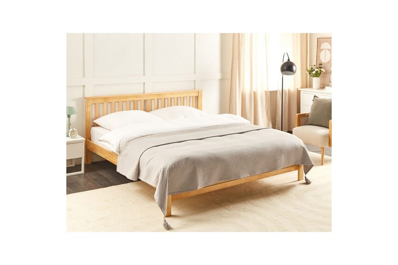Sengetæppe Lindula Beige, 200x220 cm - Beige, 200x220 cm - Tekstiler - Sengetøj - Sengetæppe - Sengetæppe enkeltseng