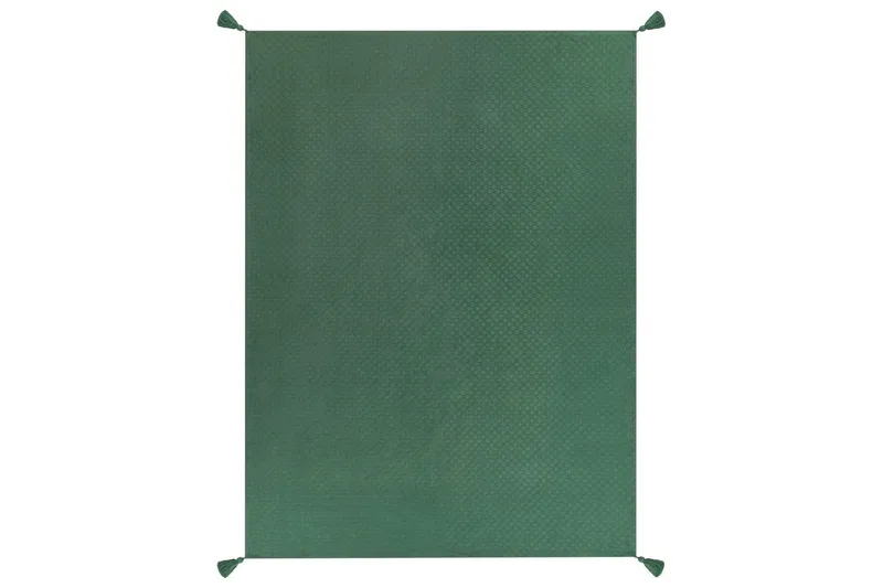 Sengetæppe Lindula Grøn, 150x200 cm - Grøn, 150x200 cm - Tekstiler - Sengetøj - Sengetæppe - Sengetæppe enkeltseng