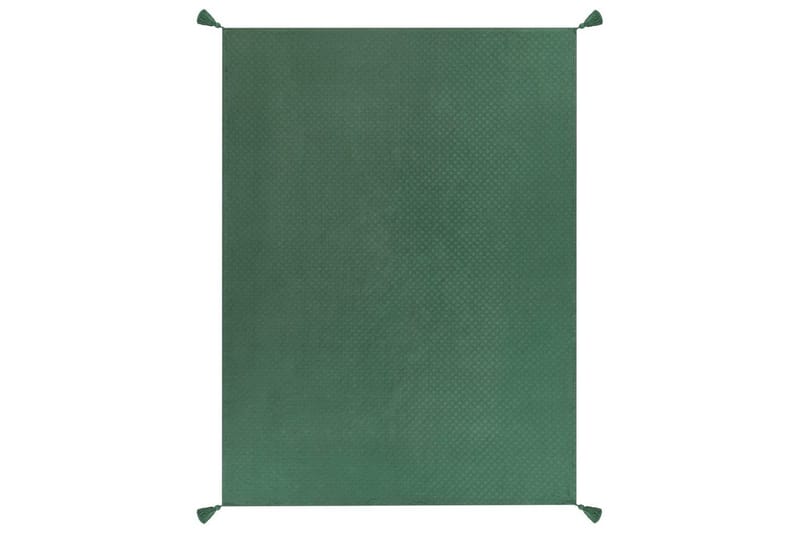Sengetæppe Lindula Grøn, 150x200 cm - Grøn, 150x200 cm - Tekstiler - Sengetøj - Sengetæppe - Sengetæppe enkeltseng