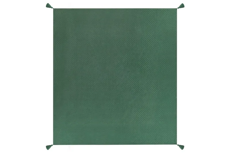 Sengetæppe Lindula Grøn, 200x220 cm - Grøn, 200x220 cm - Tekstiler - Sengetøj - Sengetæppe - Sengetæppe enkeltseng