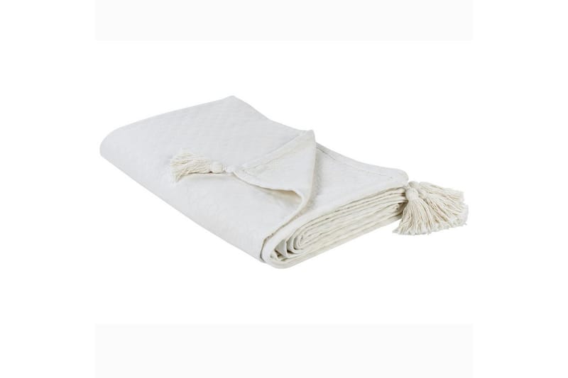 Sengetæppe Lindula Hvid, 200x220 cm, Hvid, 200x220 cm