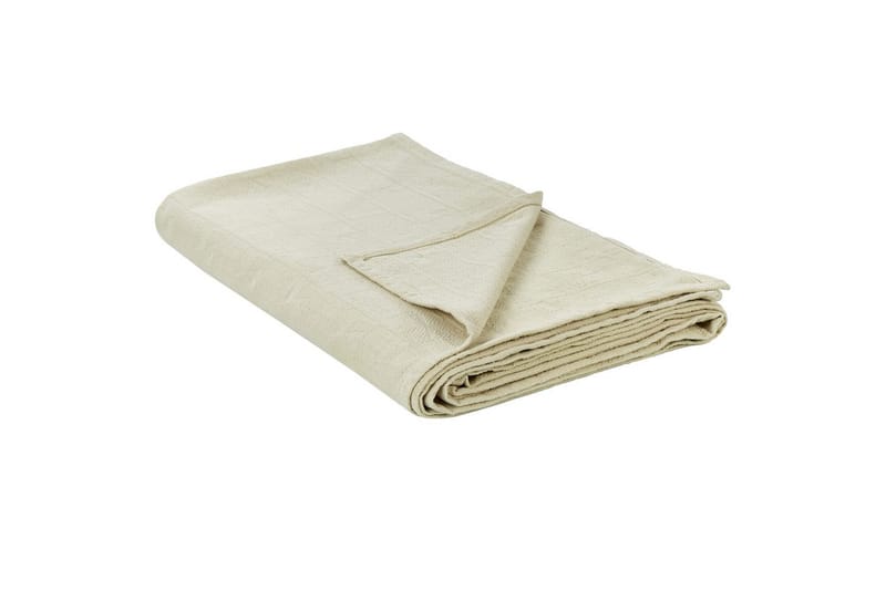 Sengetæppe Maraka Beige, 150x200 cm - Beige, 150x200 cm - Tekstiler - Sengetøj - Sengetæppe - Sengetæppe dobbeltseng