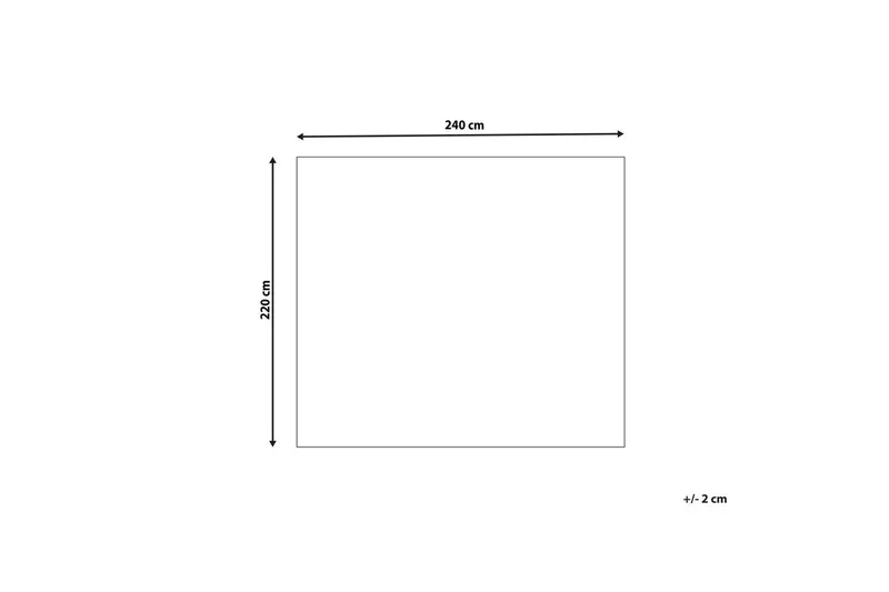 Sengetæppe Nape Hvid, 220x240 cm - Hvid, 220x240 cm - Tekstiler - Sengetøj - Sengetæppe - Sengetæppe dobbeltseng
