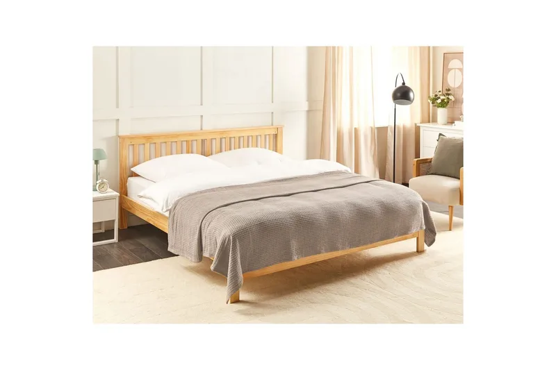 Sengetæppe Ragala Brun, 220x240 cm - Brun, 220x240 cm - Tekstiler - Sengetøj - Sengetæppe - Sengetæppe dobbeltseng