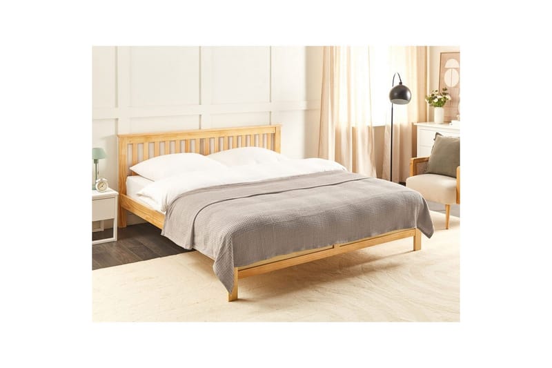 Sengetæppe Ragala Taupe, 200x220 cm - Taupe, 200x220 cm - Tekstiler - Sengetøj - Sengetæppe - Sengetæppe dobbeltseng