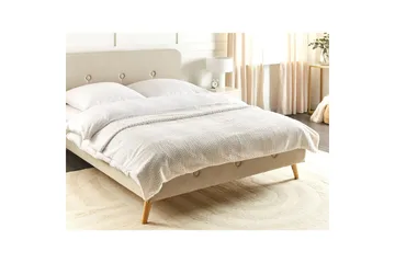 Sengetæppe Surmi Hvid, 150x200 cm - Hvid, 150x200 cm - Tekstiler - Sengetøj - Sengetæppe - Sengetæppe dobbeltseng