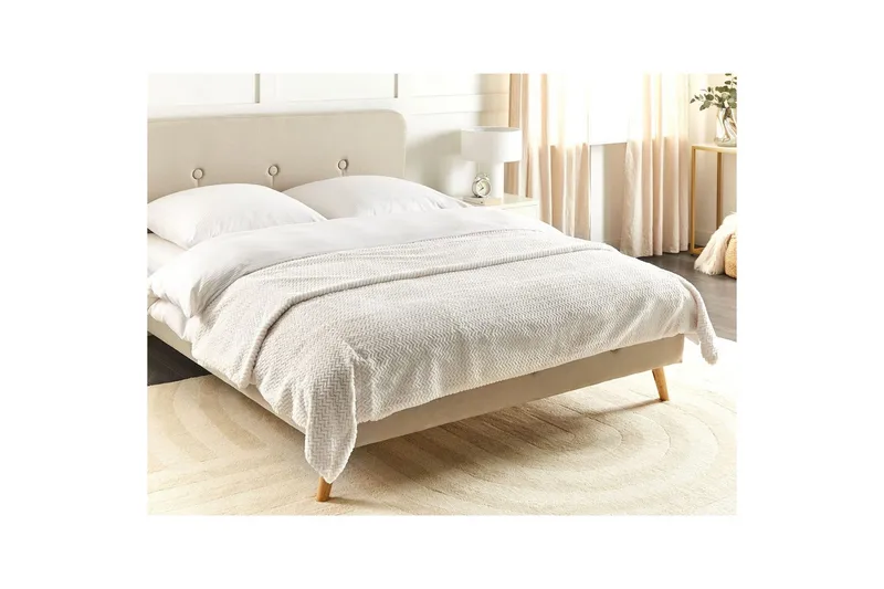 Sengetæppe Surmi Hvid, 220x200 cm - Hvid, 220x200 cm - Tekstiler - Sengetøj - Sengetæppe - Sengetæppe dobbeltseng