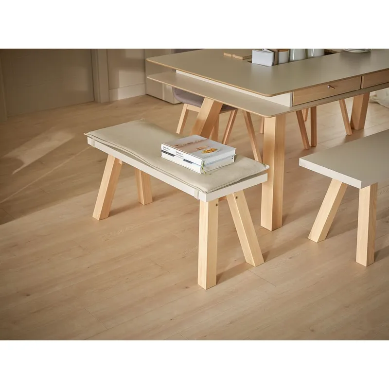 Bænkepude 4 You Fresh smal - Beige - Tekstiler - Sengetøj - Sovepude - Inderpuder