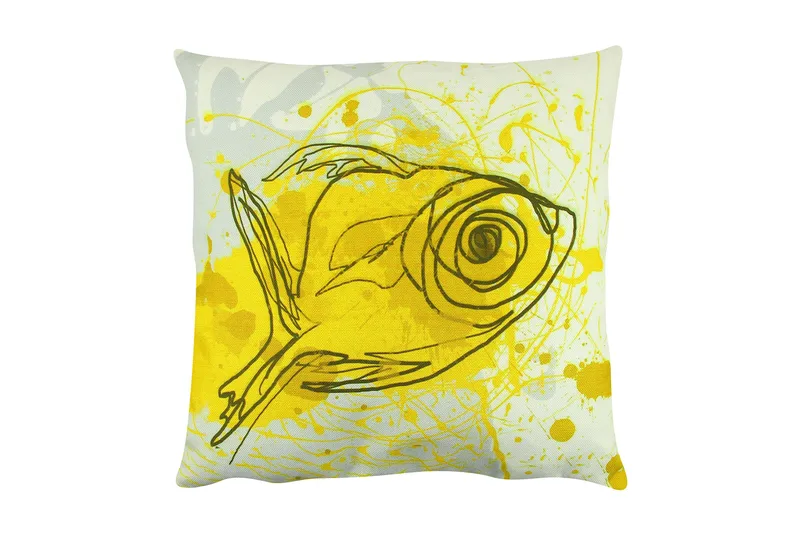 Gravel Pude 43x43 cm, Multifarvet