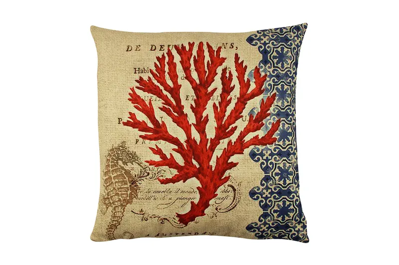 Gravel Pude 43x43 cm - Multifarvet - Tekstiler - Pude & plaid - Pyntepuder & pudebetræk