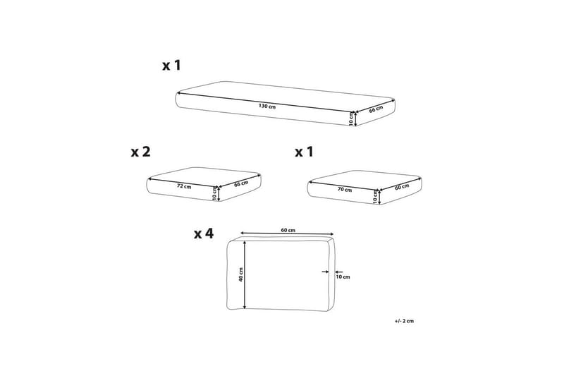 Pudebetræk Bermuda - Havemøbler - Hynder - Hyndebetræk